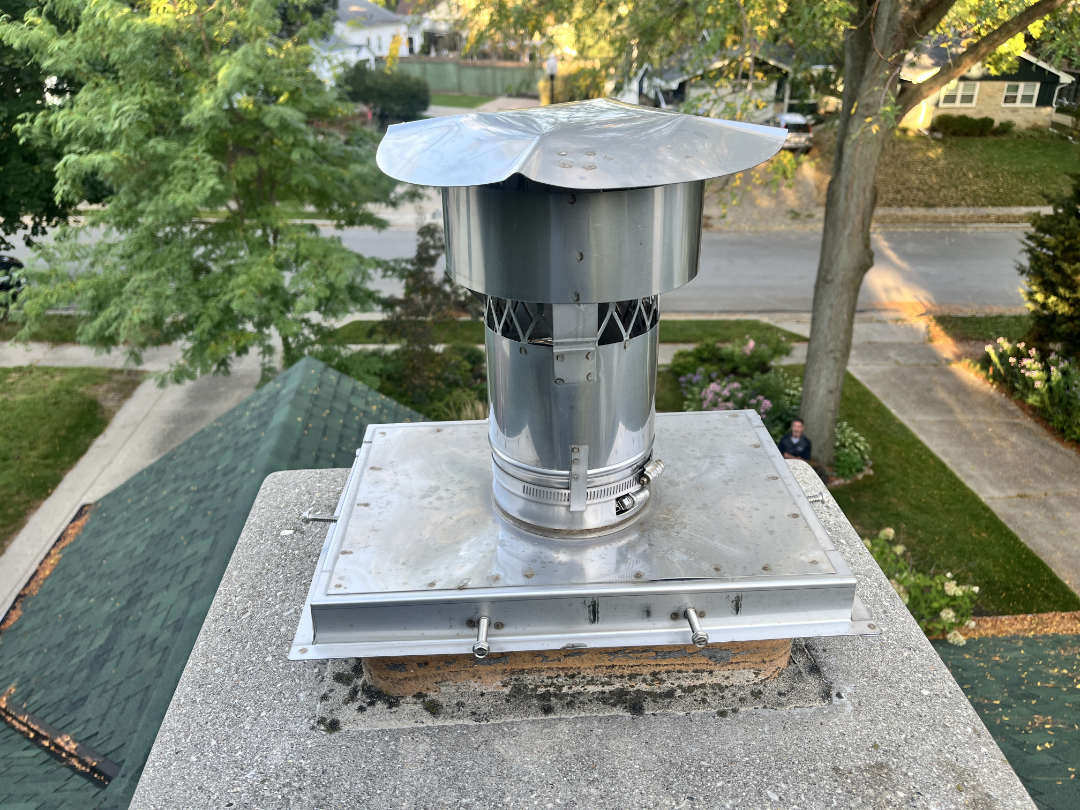 Stainless steel furnace Chimney light New chimney liner for furnace
