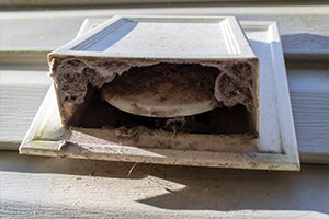 Dryer Duct Lint Removal